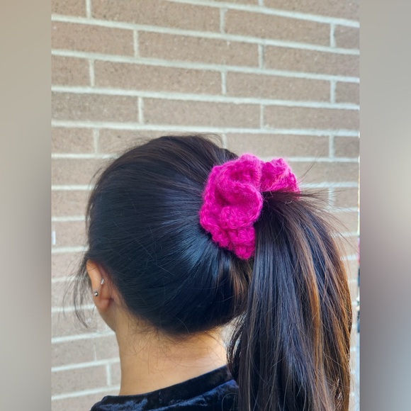 Fluffy Handmade Scrunchie - Picture 1 of 3